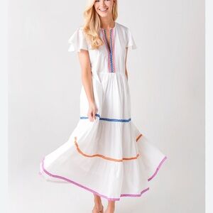 oliphant v neck maxi